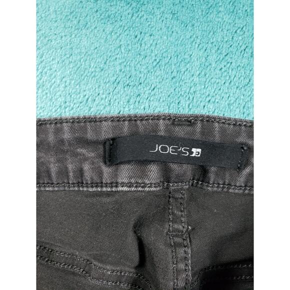 Joes Jeans Size 29 Womens Black Stretch Pants Ladies Mid Rise Fray Hem Skinny - Picture 3 of 13